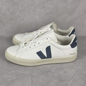 Veja White and Blue Women's Sneakers